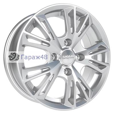 Skad Monreal R15 / 6J PCD 4x100 ET 48 ЦО 54.1 Литые Серебристый