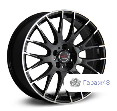 LegeArtis Concept-NS535 R18 / 7J PCD 5x114.3 ET 40 ЦО 66.1 Литые Черный с полированной лицевой поверхностью