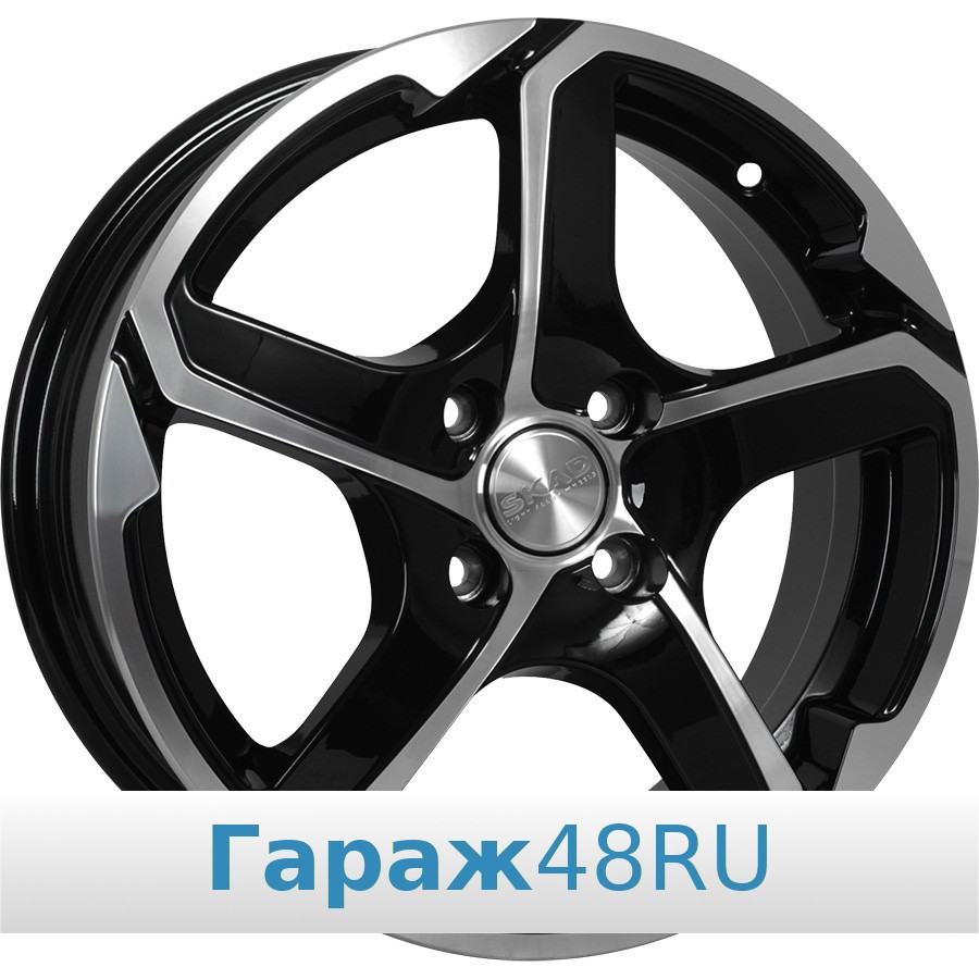 Skad Alligator R15 / 6J PCD 4x100 ET 50 ЦО 60.1 Литые Серебристый