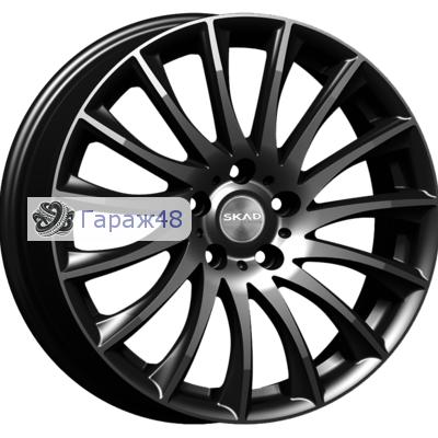 Skad Valencia R18 / 7J PCD 5x114.3 ET 40 ЦО 66.1 Литые Черный глянцевый с полированной лицевой поверхностью